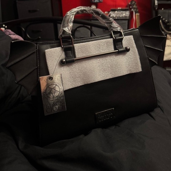 Blackcraft Cult Handbags - Black craft  bat wing handbag